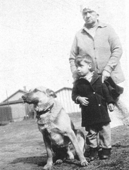 Bill Martin and Grandmother Emma Cassell Campbell